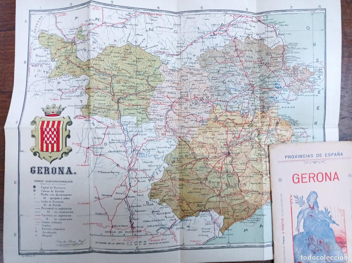 Mapas contempor&aacute;neos: MAPA DE GERONA ENTELADO EDITORIAL MARTIN - Foto 1