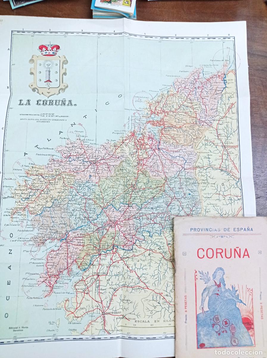 Mapas contempor&aacute;neos: MAPA DE CORU&Ntilde;A ENTELADO EDITORIAL MARTIN - Foto 1