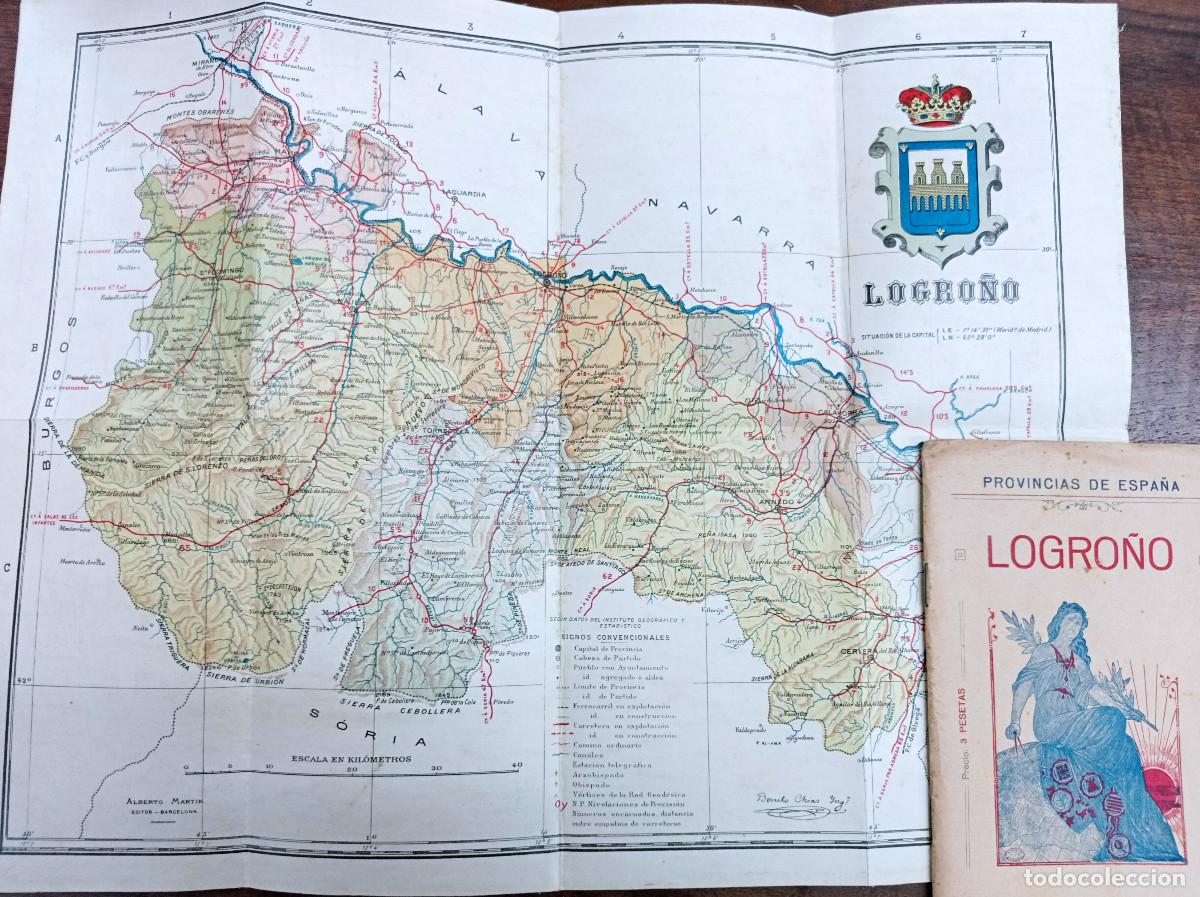 Mapas contempor&aacute;neos: MAPA DE LOGRO&Ntilde;O ENTELADO EDITORIAL ALBERTO MARTIN - Foto 1