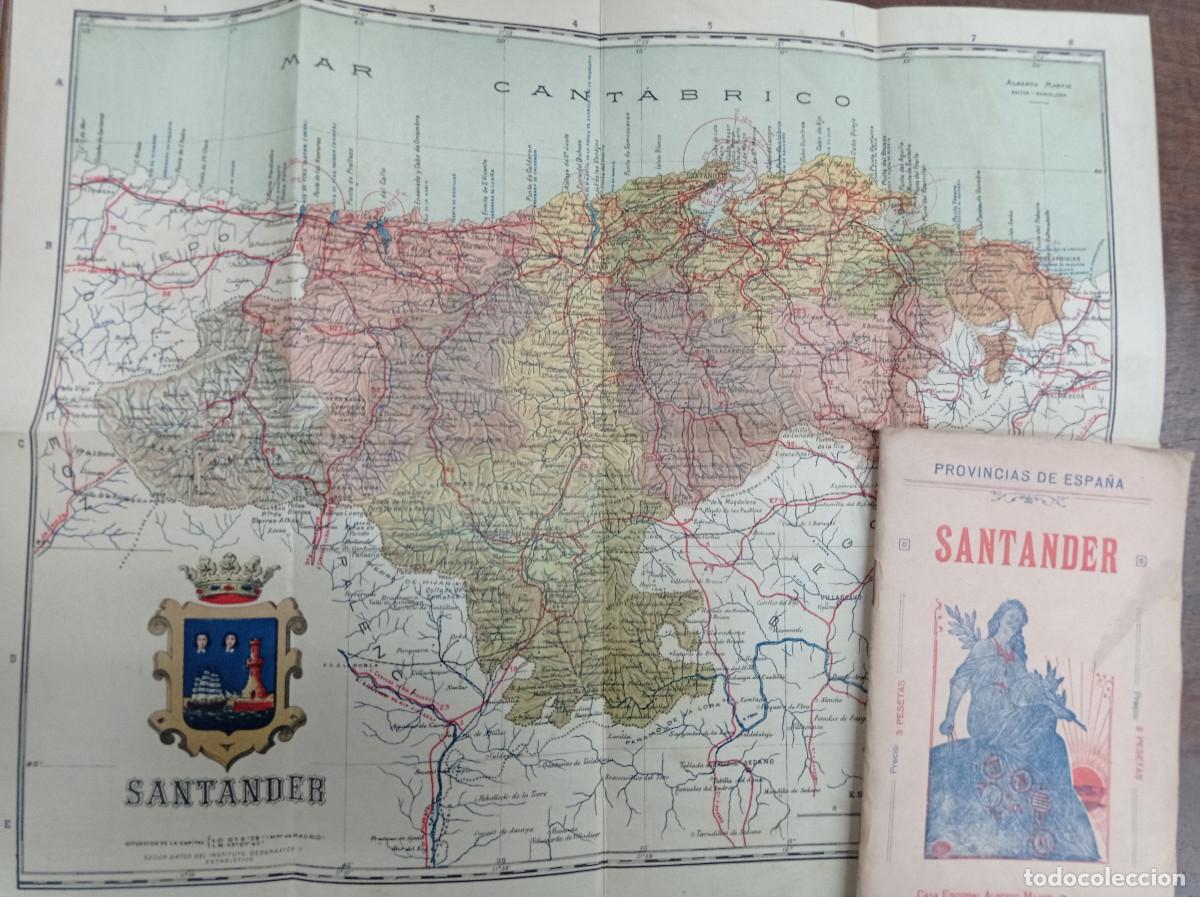 Mapas contempor&aacute;neos: MAPA DE SANTANDER ENTELADO EDITORIAL ALBERTO MARTIN - Foto 1