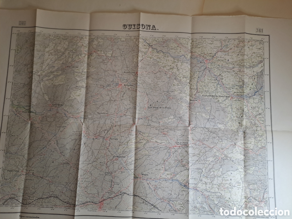 Mapas contempor&aacute;neos: Mapa militar Guissona - Foto 1