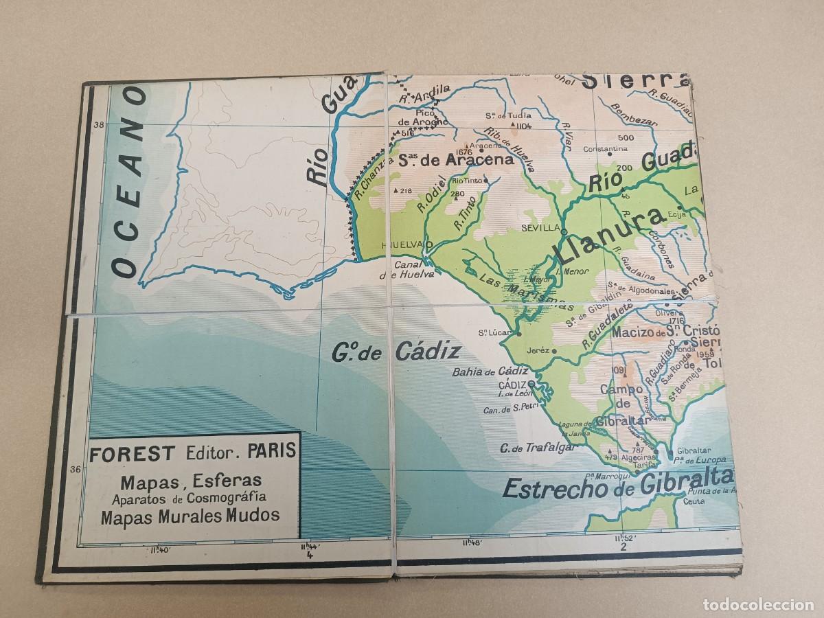 Mapas contempor&aacute;neos: MAPA DE ESPA&Ntilde;A - FORESTS GEOGRAFO - E. GIRARD EDITOR - Foto 5