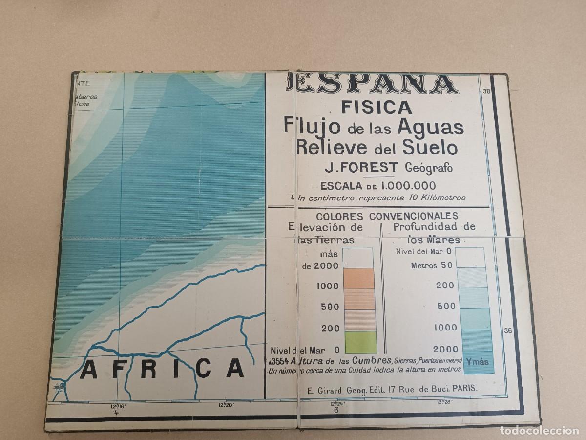 Mapas contempor&aacute;neos: MAPA DE ESPA&Ntilde;A - FORESTS GEOGRAFO - E. GIRARD EDITOR - Foto 10