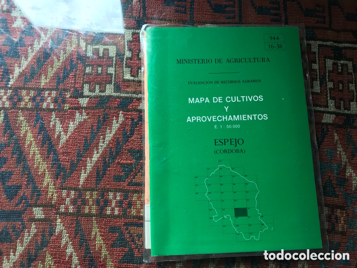 Mapas contempor&aacute;neos: Mapa de cultivos y aprovechamientos. Espejo - Foto 1