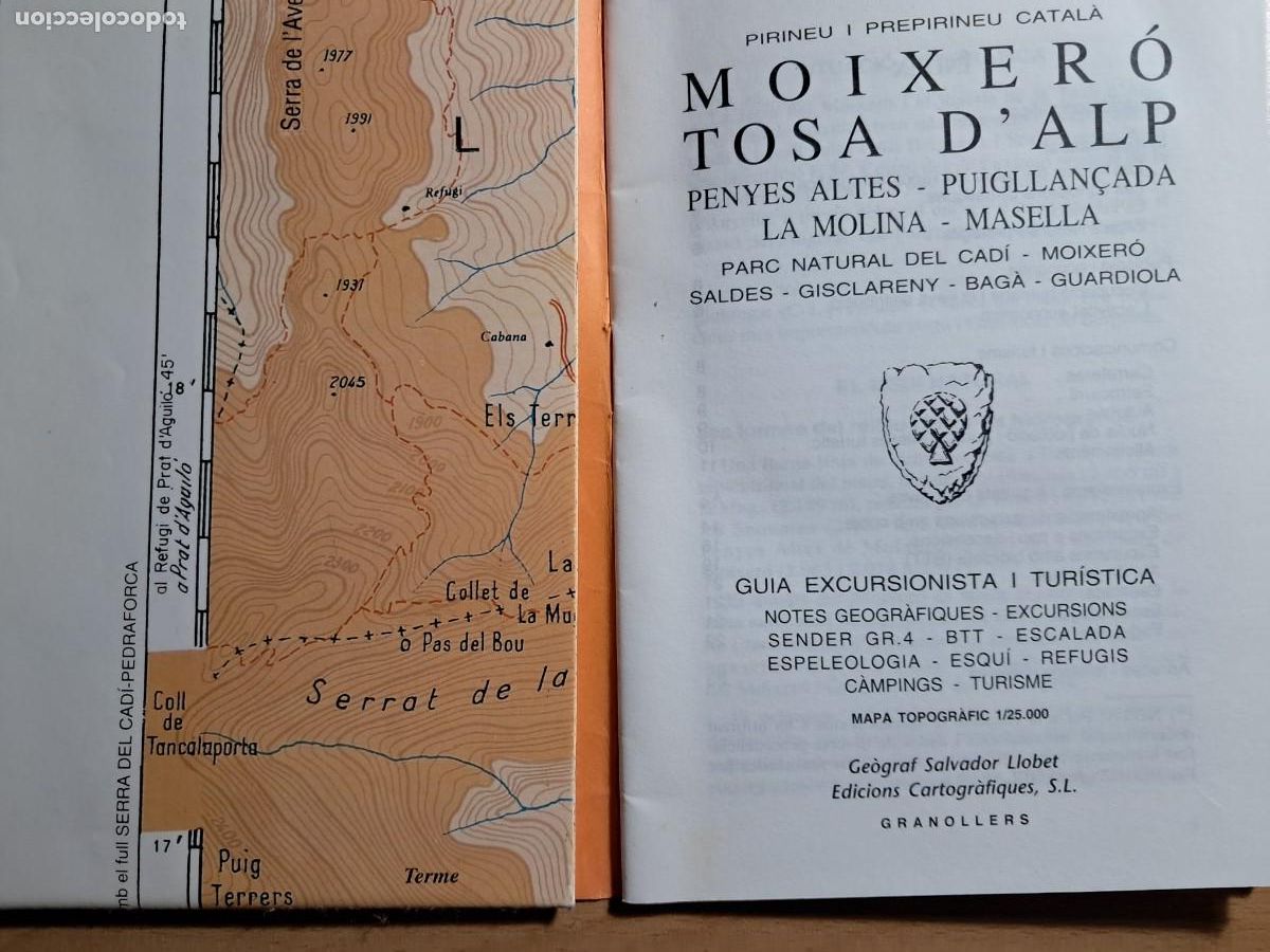 Mapas contempor&aacute;neos: Mapa Alpina, MOIXER&Oacute;-TOSSA DALP - Foto 2