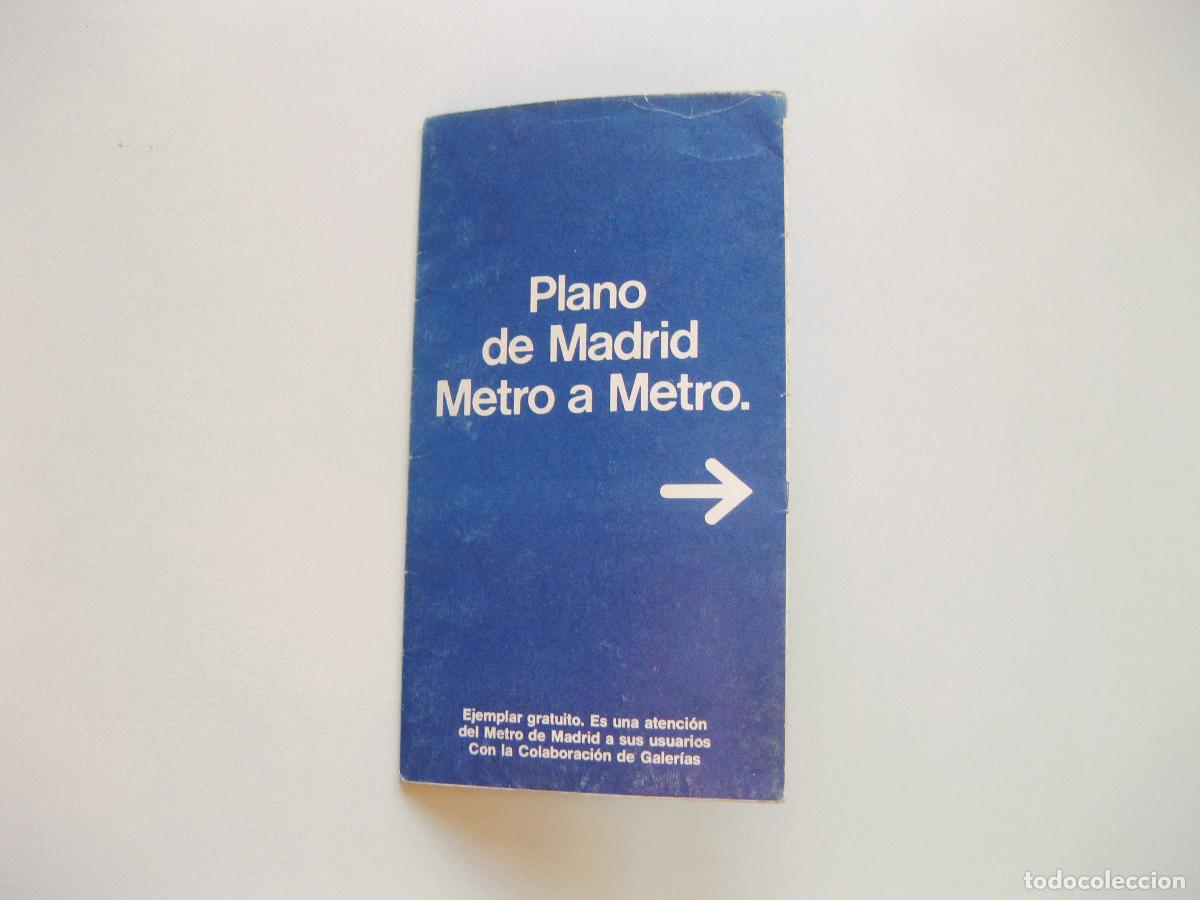 Contemporary maps: PLANO DE BOLSILLO DEL METRO DE MADRID. JULIO DE 1990. GALER&Iacute;AS PRECIADOS