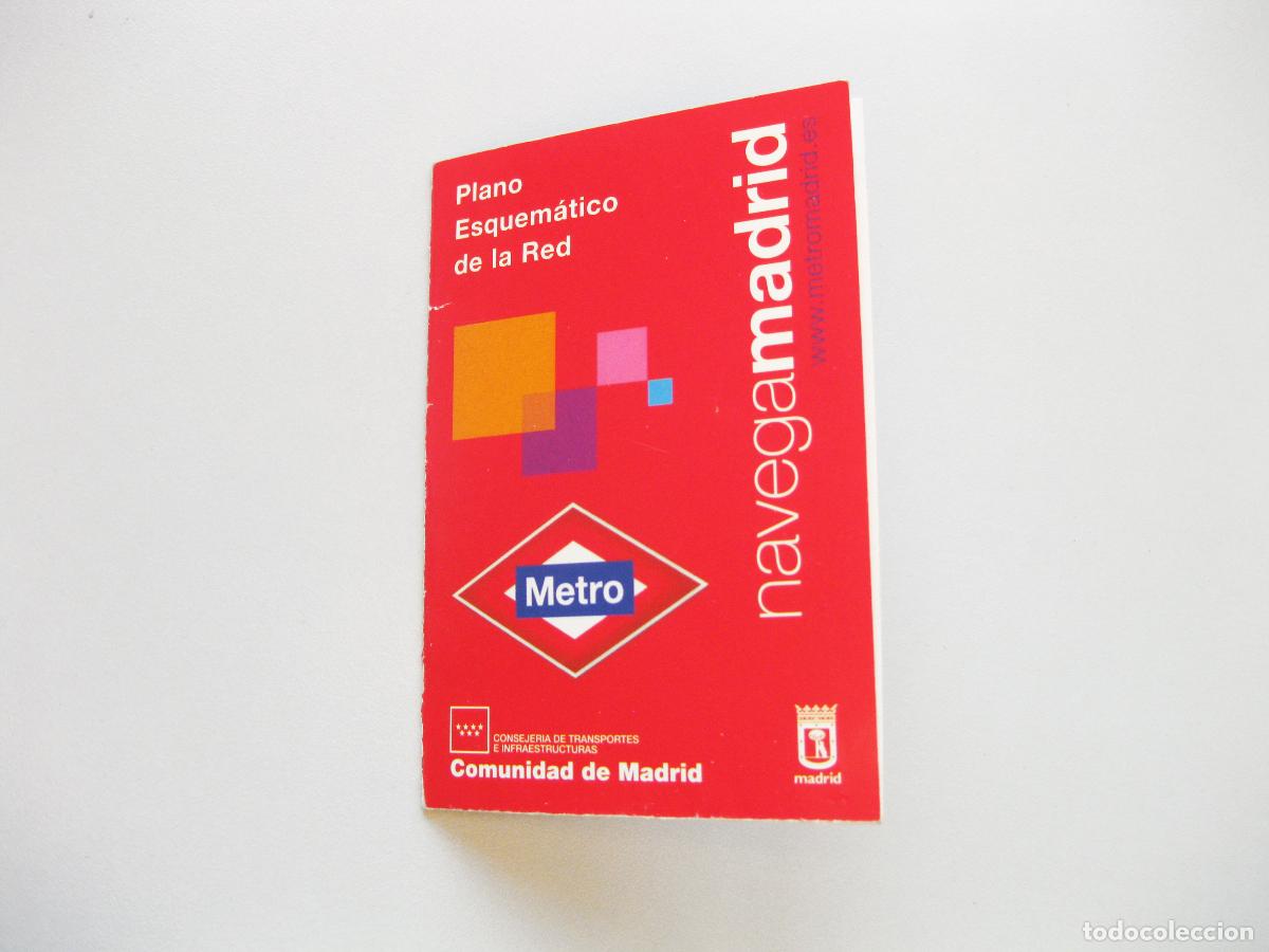 Contemporary maps: PLANO DE BOLSILLO DEL METRO DE MADRID. FEBRERO 2004