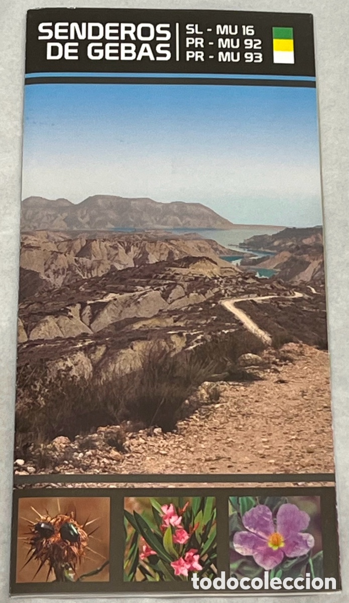 Mapas contempor&aacute;neos: Mapa. Senderos de Gebas. Regi&oacute;n de Murcia. - Foto 1
