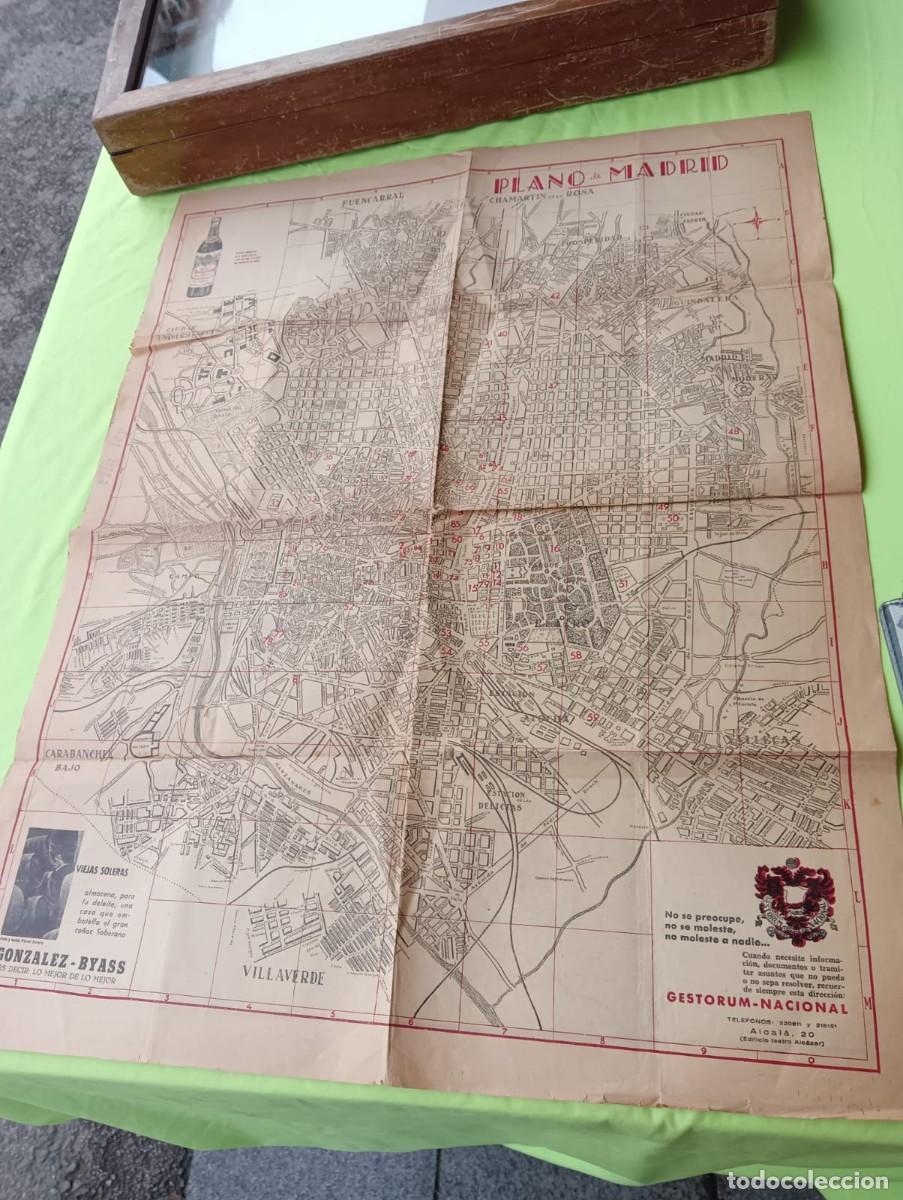 Mapas contempor&aacute;neos: Plano de Madrid de los a&ntilde;os 50 - Foto 3