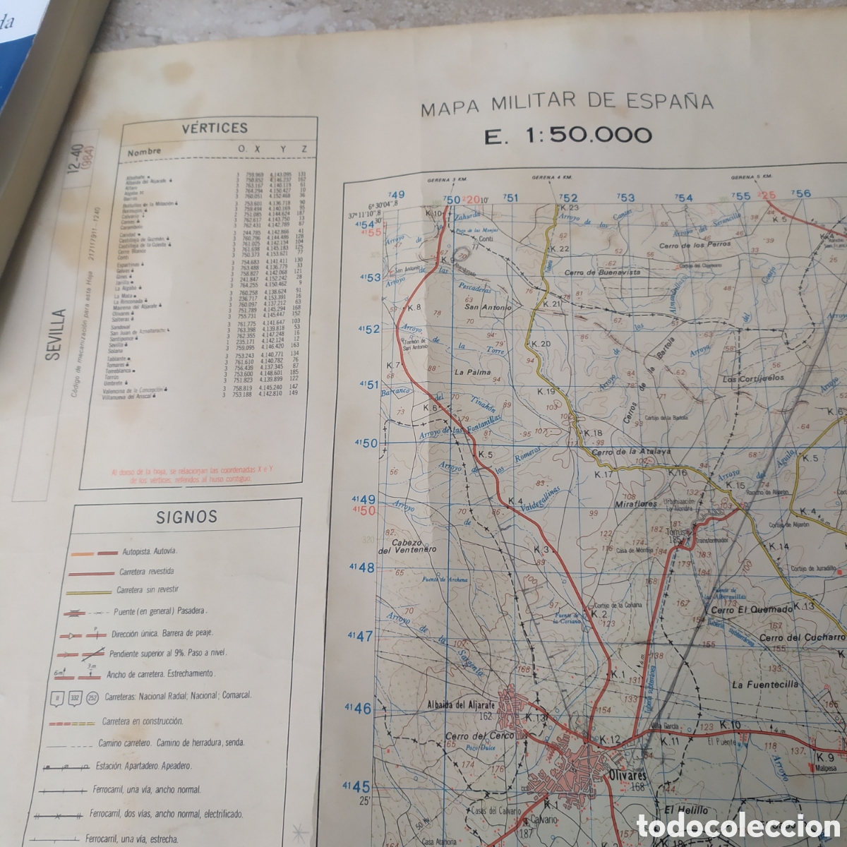 Mapas contempor&aacute;neos: Mapa militar de Sevilla - a&ntilde;o 1977 - Foto 2