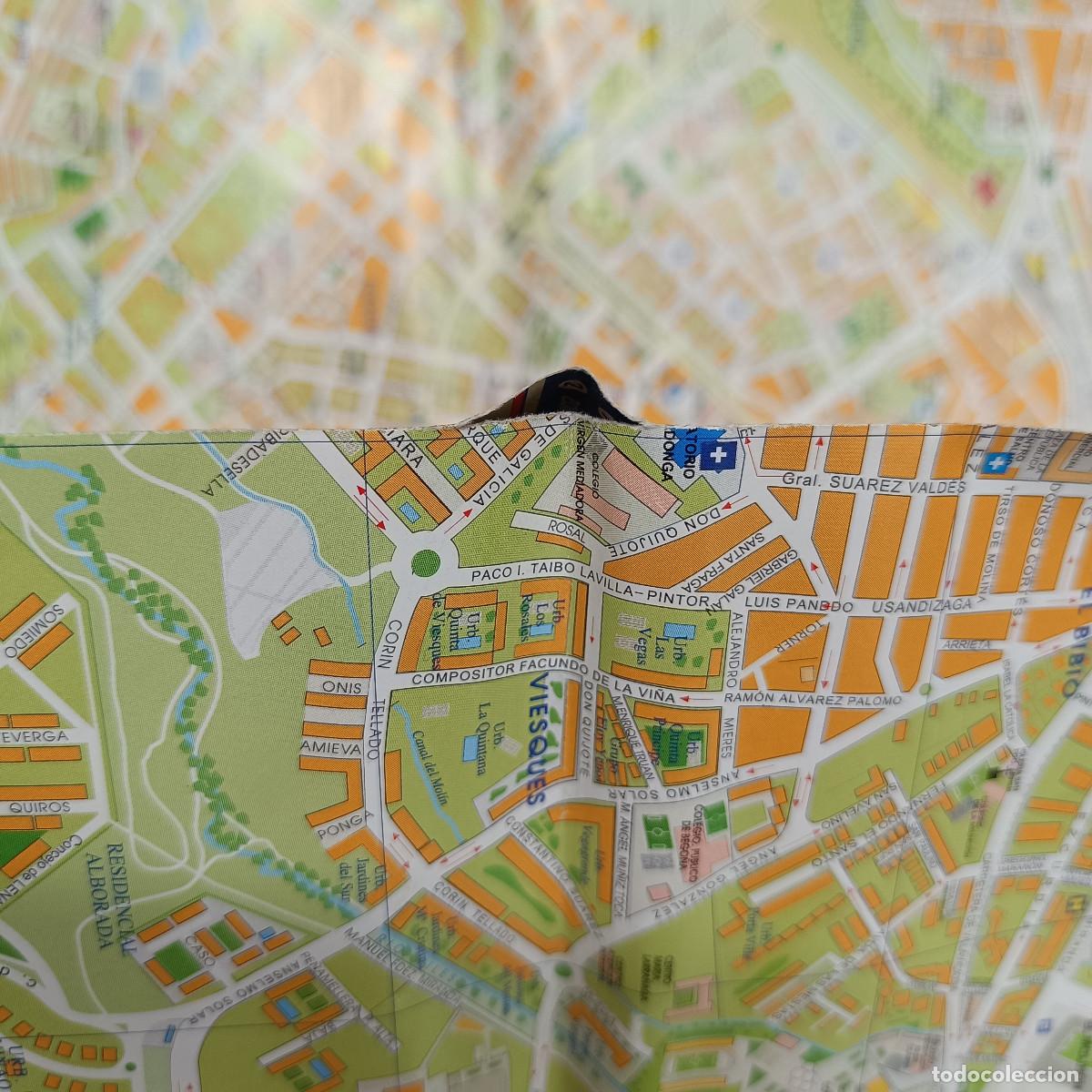 Mapas contempor&aacute;neos: PLANO DESPLEGABLE DE GIJON. - Foto 5