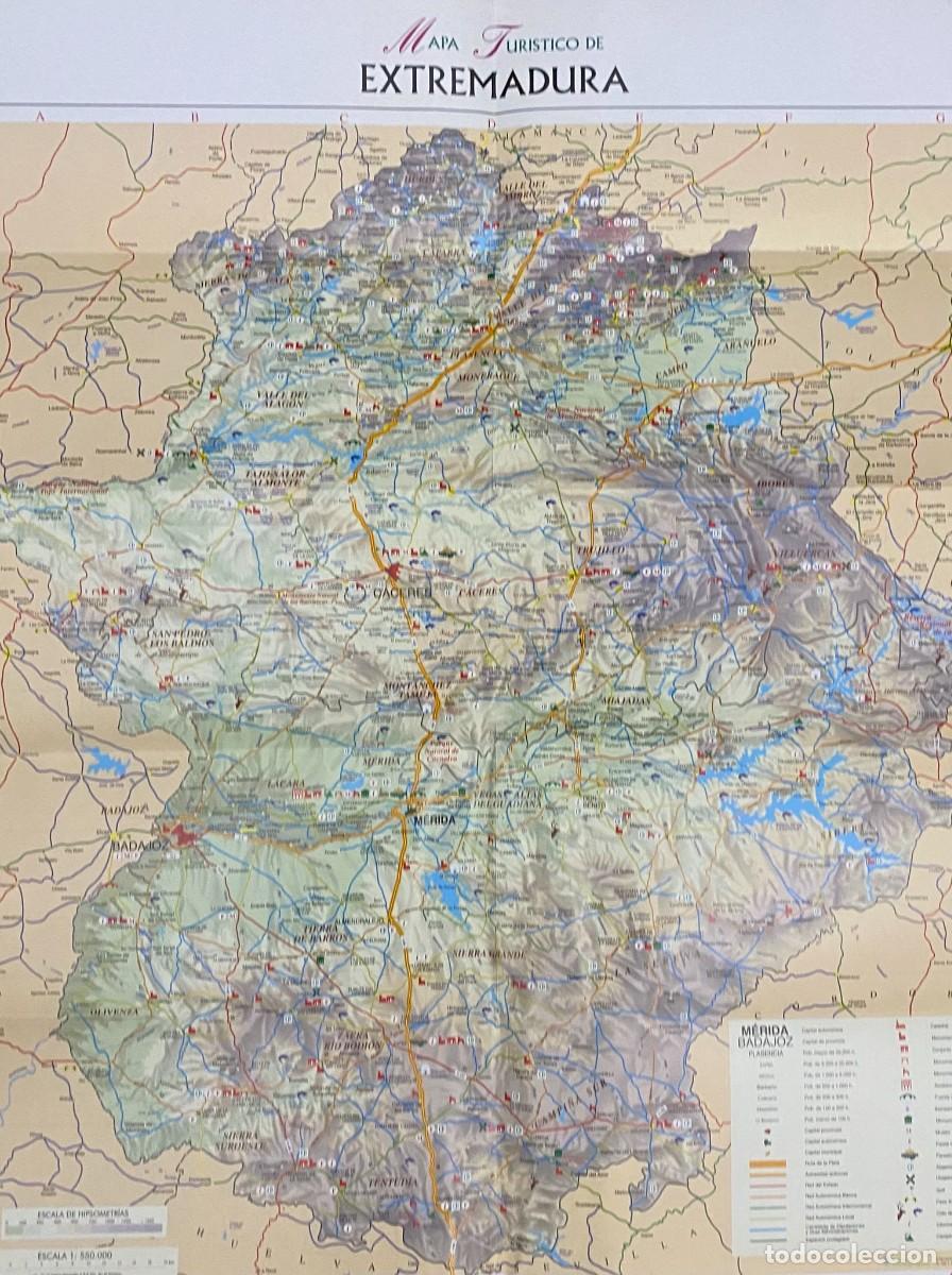 Mapas contempor&aacute;neos: MAPA TUR&Iacute;STICO - JUNTA DE EXTREMADURA - Foto 2
