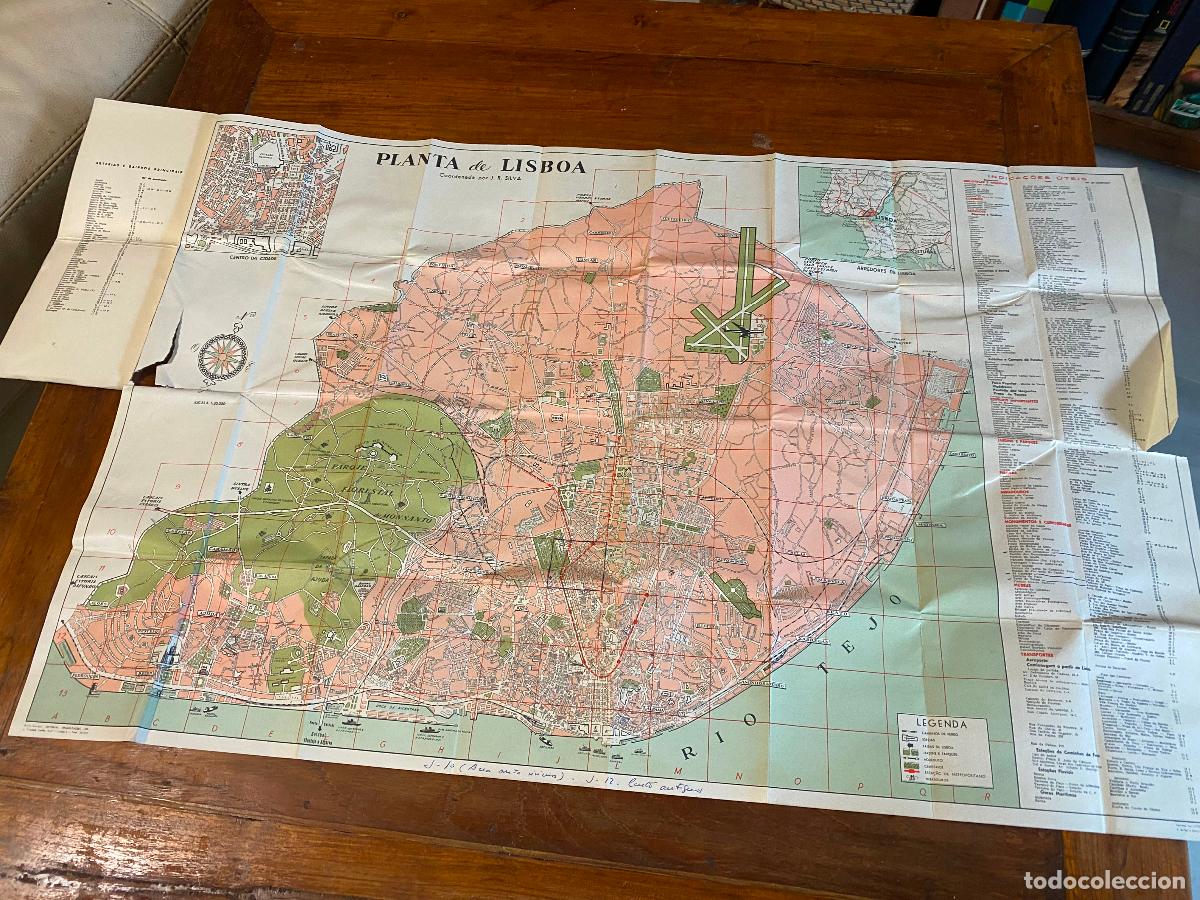 Mapas contempor&aacute;neos: plano de lisboa mapa - Foto 3