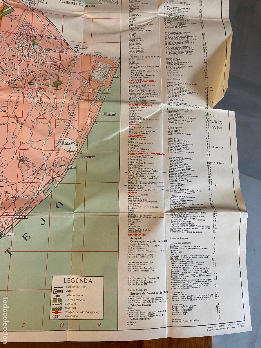 Mapas contempor&aacute;neos: plano de lisboa mapa - Foto 5
