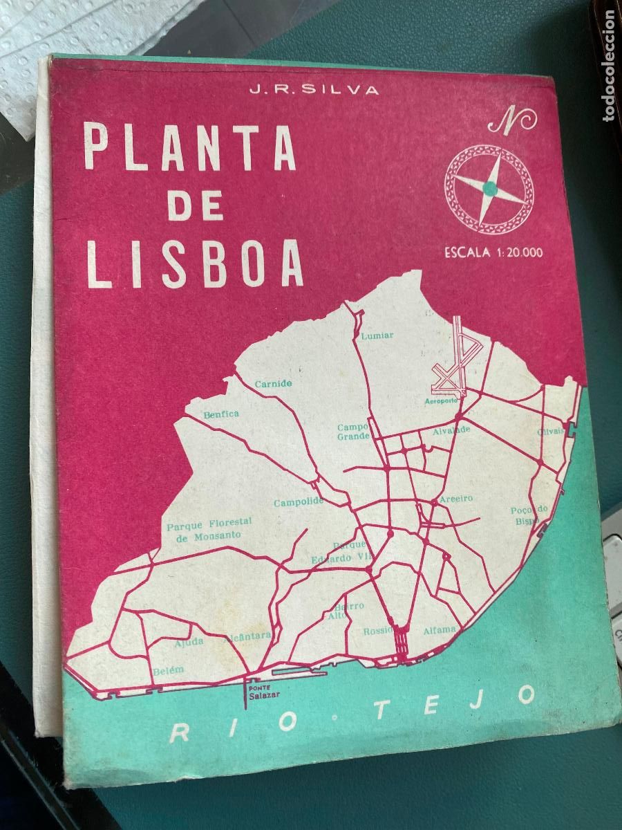 Mapas contempor&aacute;neos: plano de lisboa mapa - Foto 1
