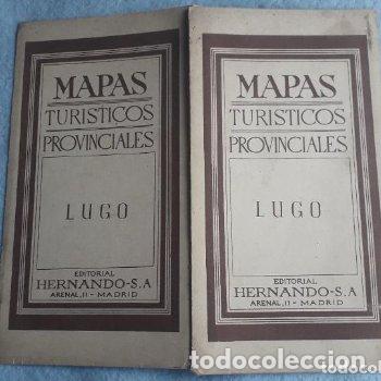 Mapas contempor&aacute;neos: Mapa Tur&iacute;stico Provincial. Lugo. Editorial Hernando. - Foto 3