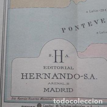 Mapas contempor&aacute;neos: Mapa Tur&iacute;stico Provincial. Lugo. Editorial Hernando. - Foto 7