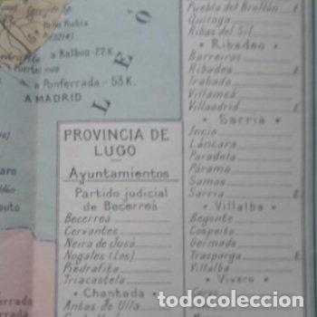Mapas contempor&aacute;neos: Mapa Tur&iacute;stico Provincial. Lugo. Editorial Hernando. - Foto 8