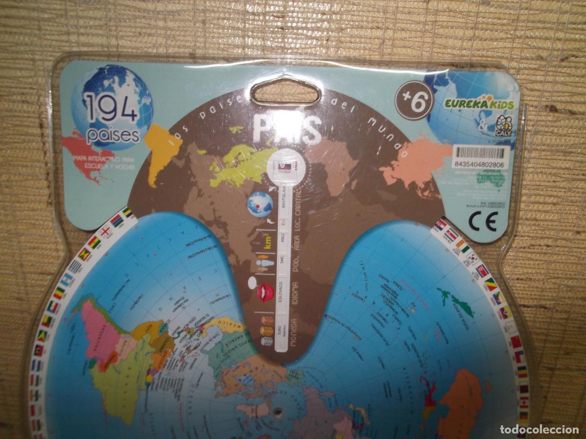 Mapas contempor&aacute;neos: Mapa interactivo de Los paises del mundo.EurekaKids - Foto 3