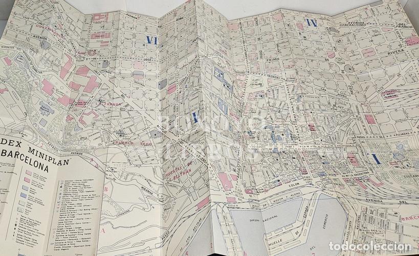 Mapas contempor&aacute;neos: Foldex. Miniplan. Barcelona. Escala: 1/8300. Mapa - Foto 2