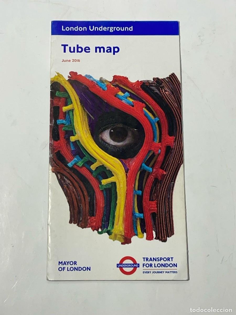Mapas contempor&aacute;neos: Mapa plegable metro de Londres - Junio 2016 - Foto 1