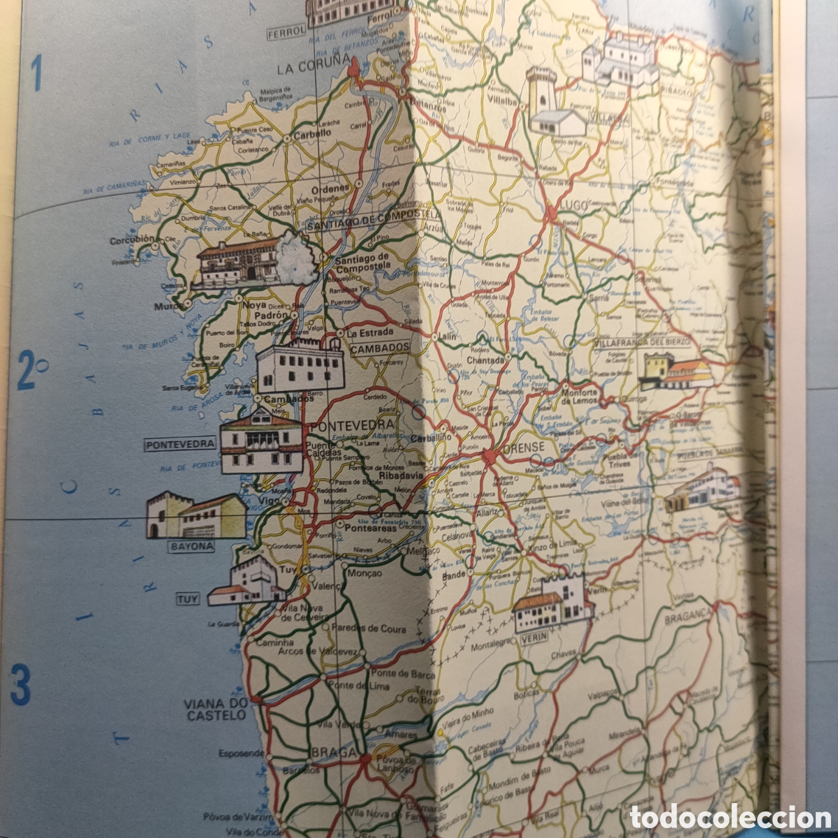 Mapas contempor&aacute;neos: MAPA DE LOS PARADORES DE ESPA&Ntilde;A. - Foto 4