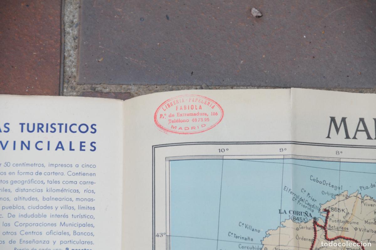 Mapas contempor&aacute;neos: Mapa de los ferrocarriles de Espa&ntilde;a. Editorial Hernando. A&ntilde;o 1950 - Foto 8