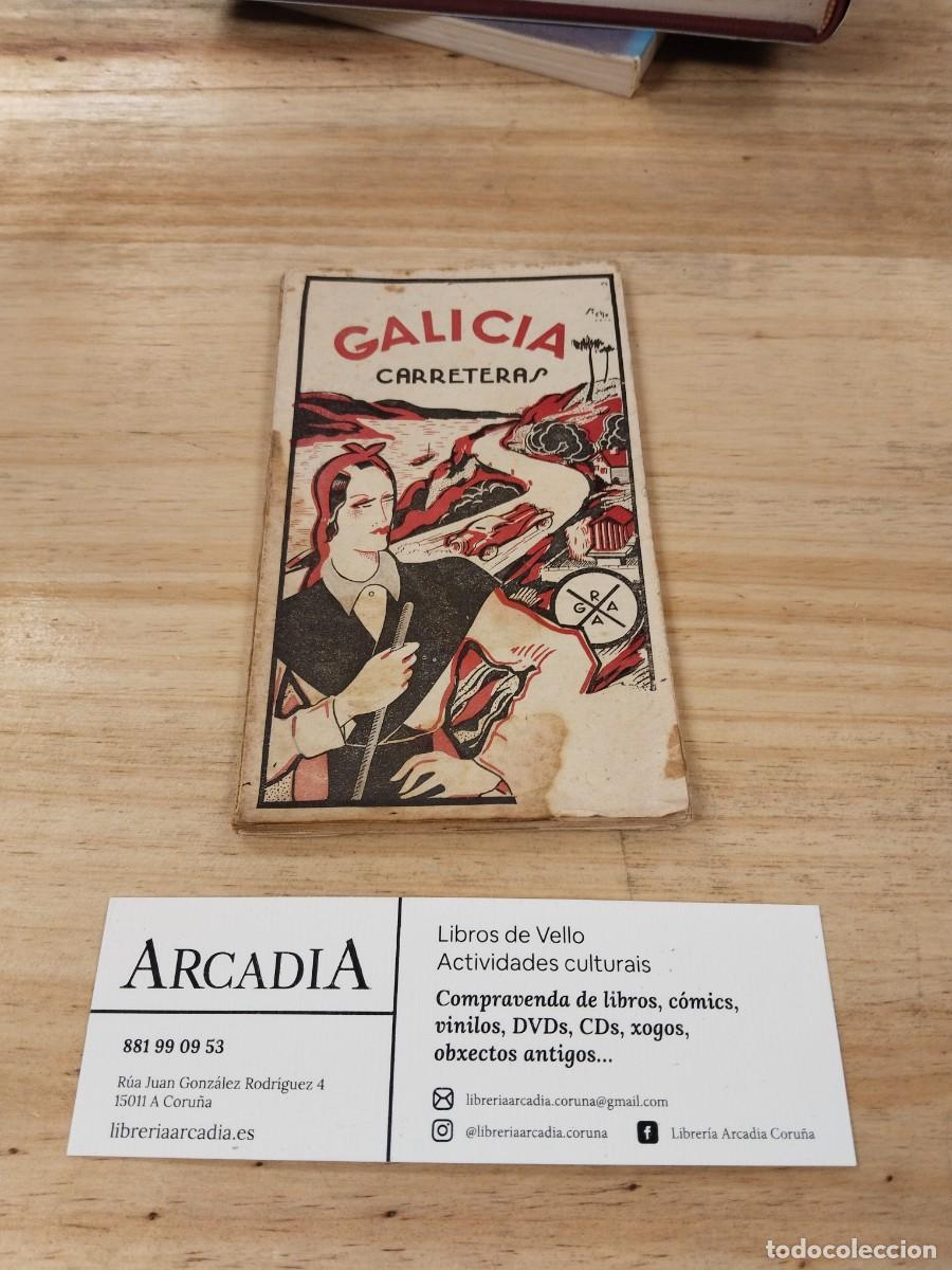 Mapas contempor&aacute;neos: Galicia. Mapa de de Carreteras - Foto 1