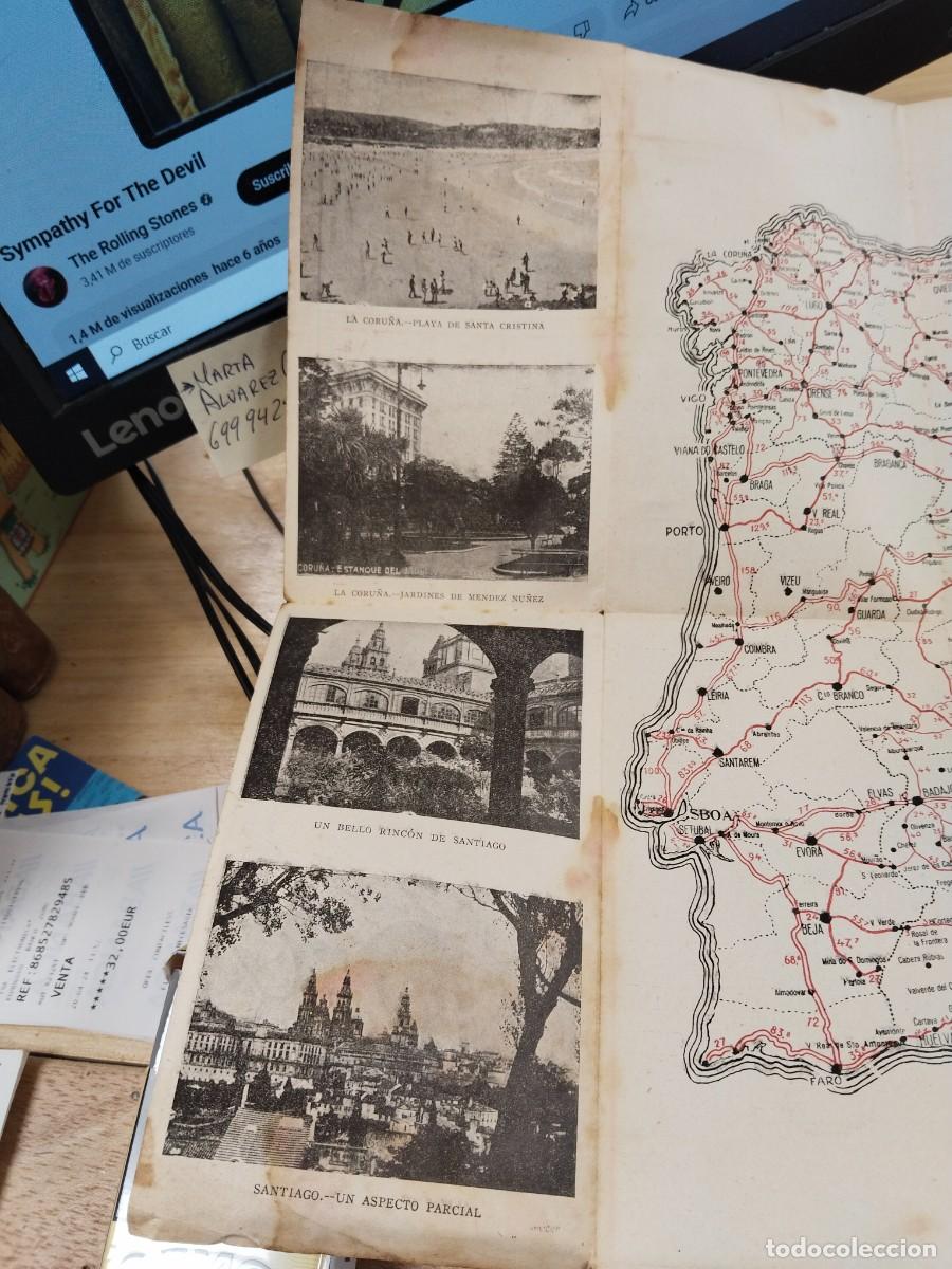 Mapas contempor&aacute;neos: Galicia. Mapa de de Carreteras - Foto 3