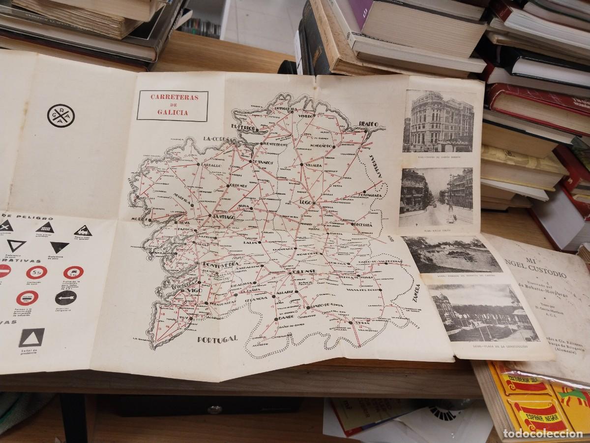 Mapas contempor&aacute;neos: Galicia. Mapa de de Carreteras - Foto 4