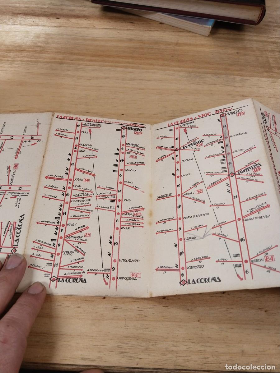 Mapas contempor&aacute;neos: Galicia. Mapa de de Carreteras - Foto 10