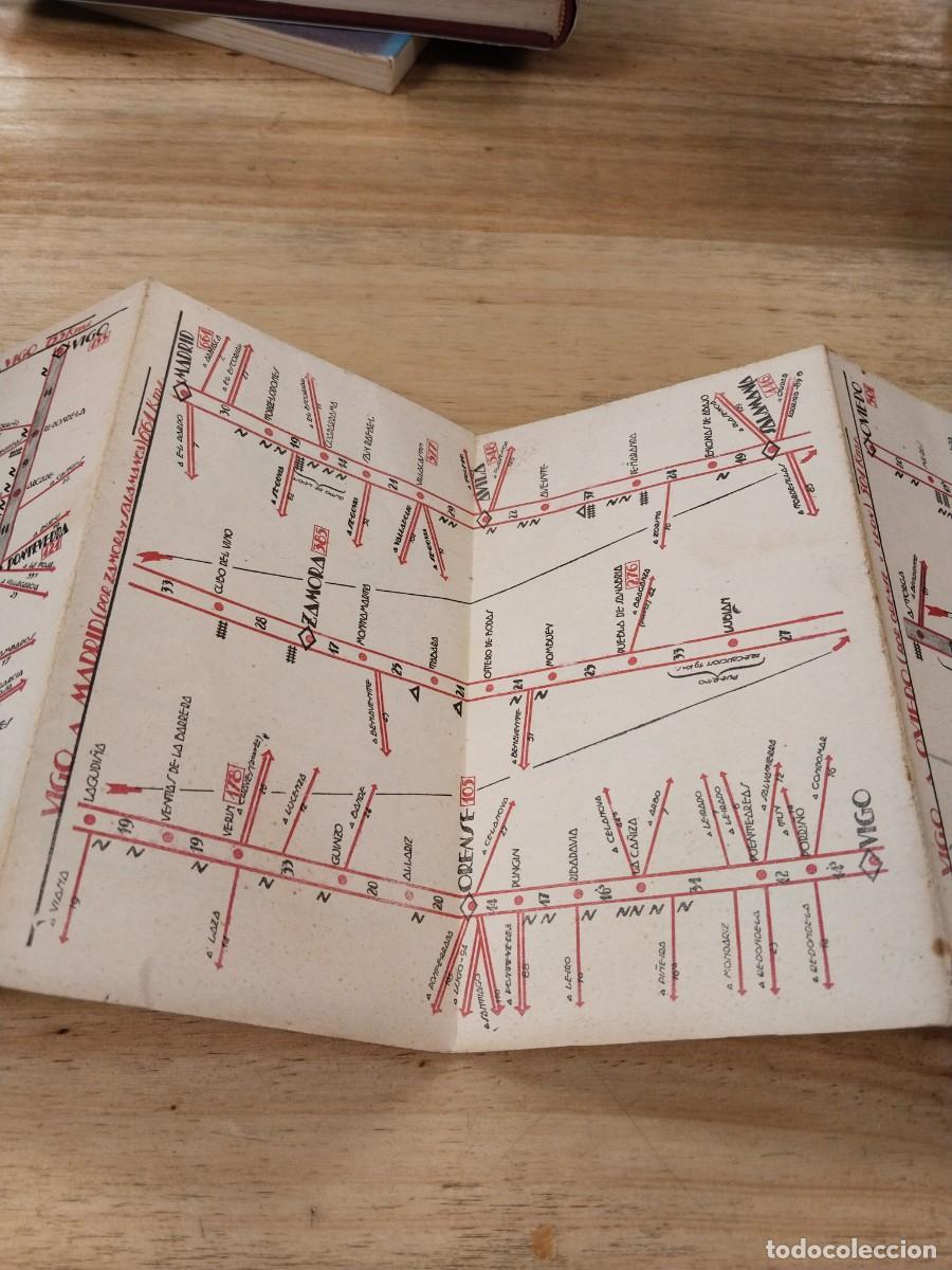 Mapas contempor&aacute;neos: Galicia. Mapa de de Carreteras - Foto 11