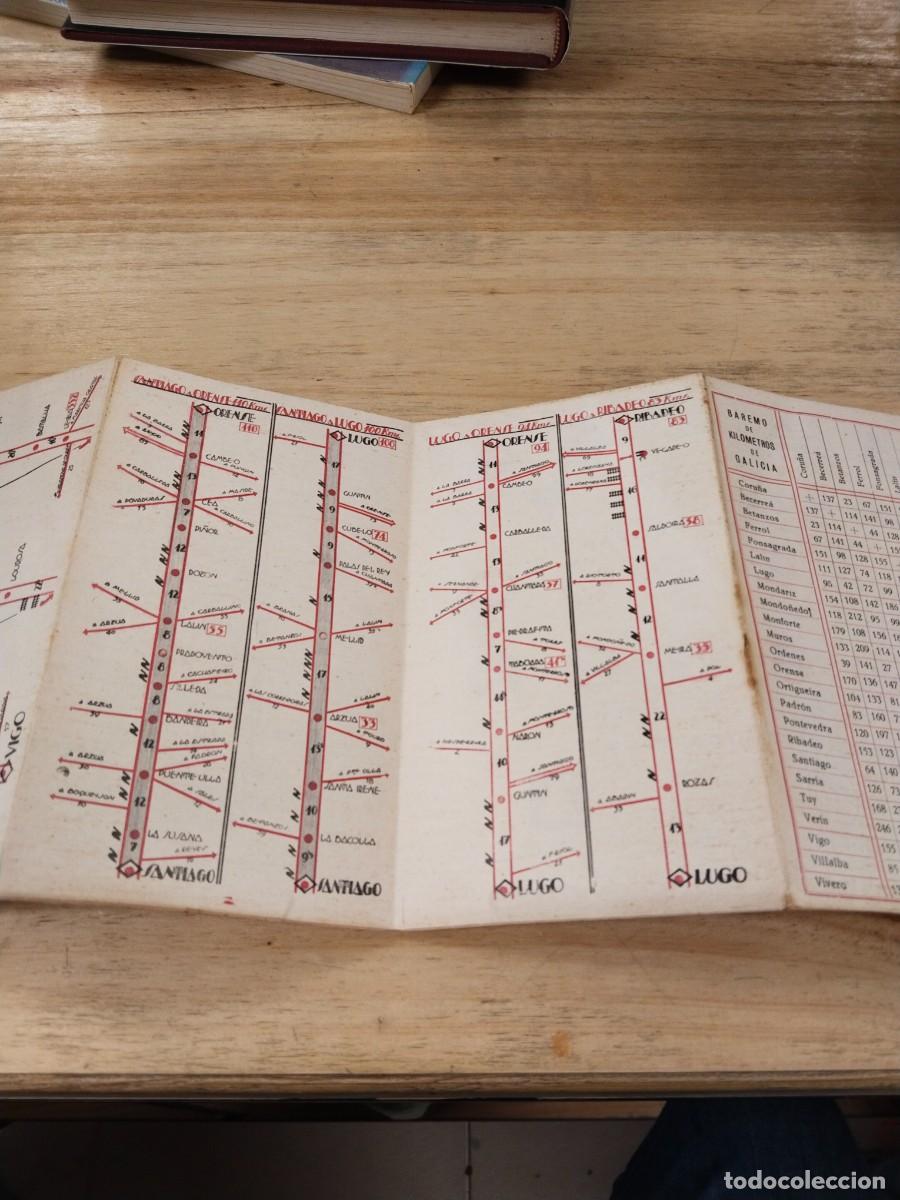 Mapas contempor&aacute;neos: Galicia. Mapa de de Carreteras - Foto 15