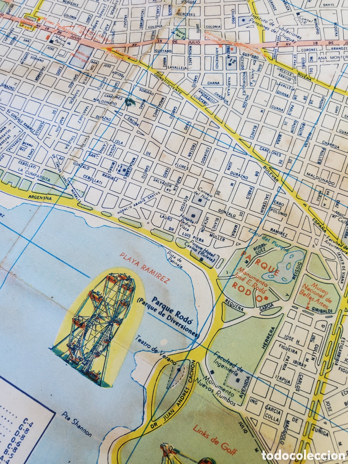 Mapas contempor&aacute;neos: Mapa Esso del Uruguay a&ntilde;o 1973 - Foto 7