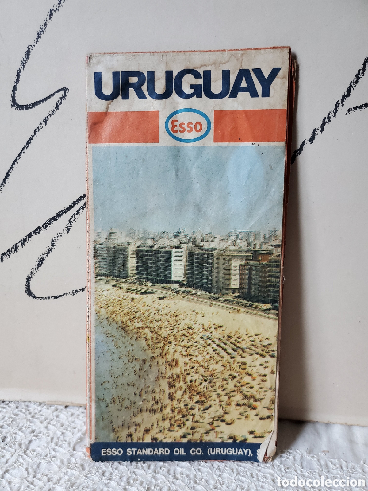 Mapas contempor&aacute;neos: Mapa Esso del Uruguay a&ntilde;o 1973 - Foto 1