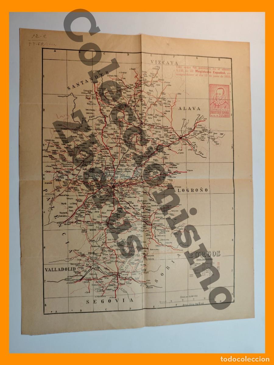Mapas contempor&aacute;neos: MAPA de Burgos (1933) - Foto 1