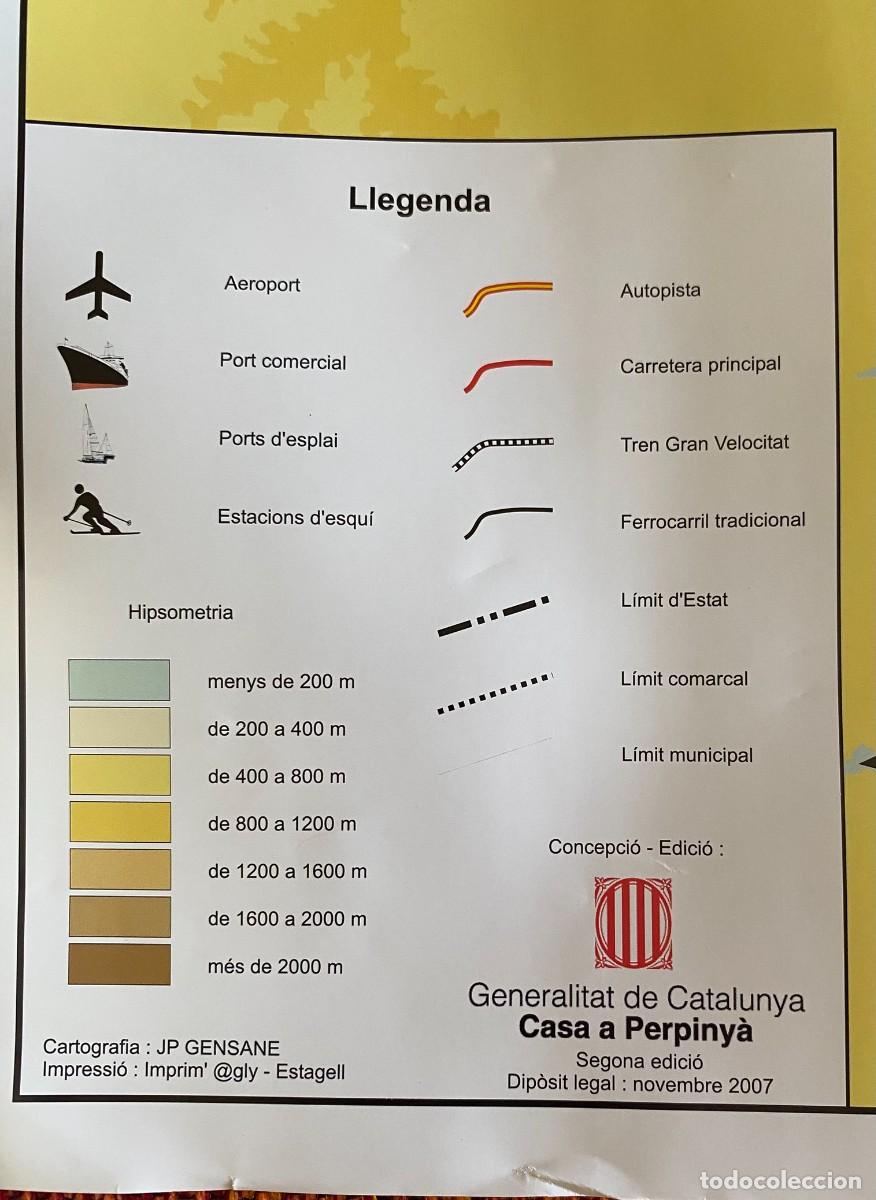 Mapas contempor&aacute;neos: MAPA ESPAI CATAL&Agrave; TRANSFRONTERER &ndash; 2007 - GENERALITAT DE CATALUNYA CASA A PERPINY&Agrave; - Foto 2