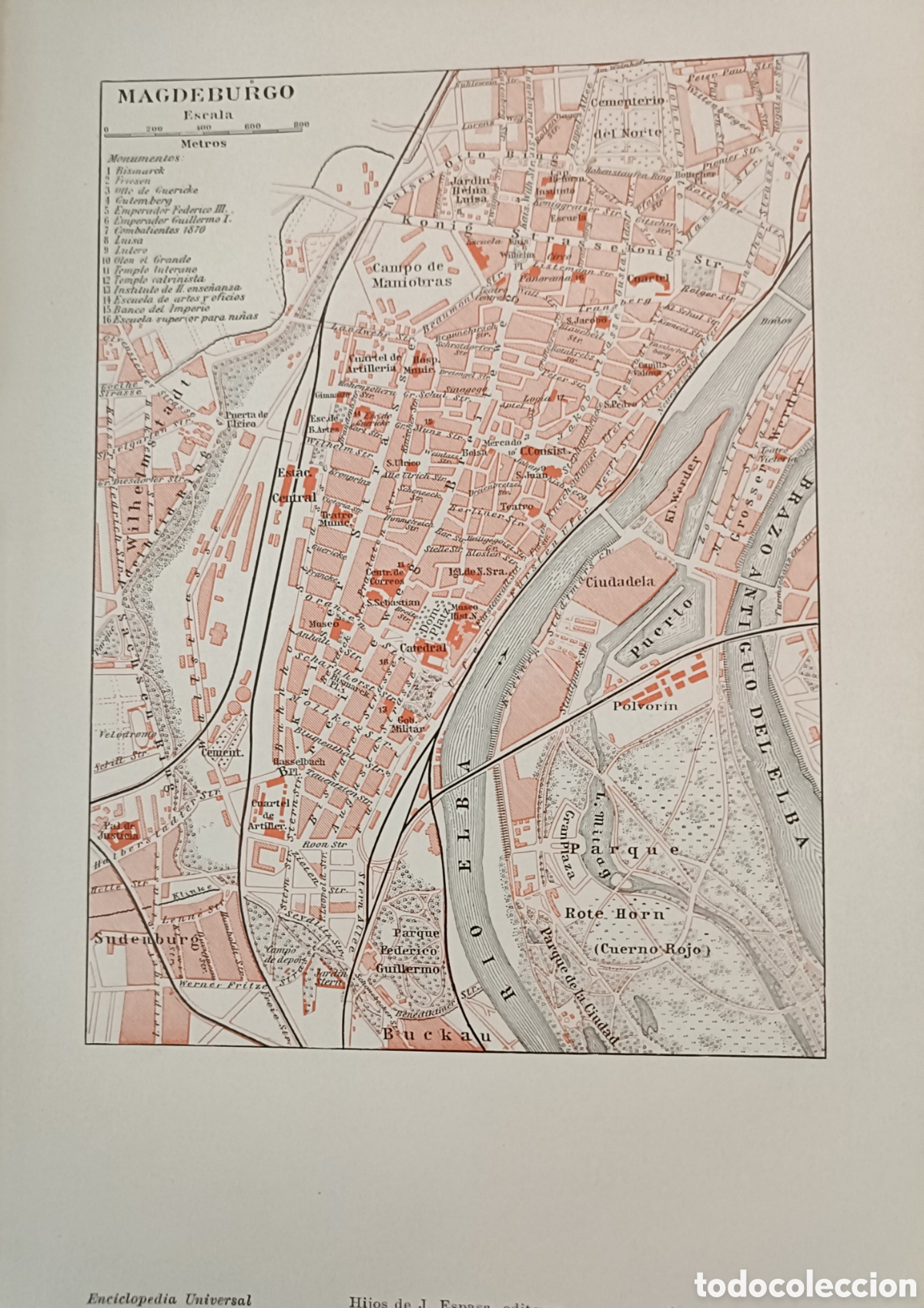 Mapas contempor&aacute;neos: Antiguo Plano de Magdeburgo - Foto 1