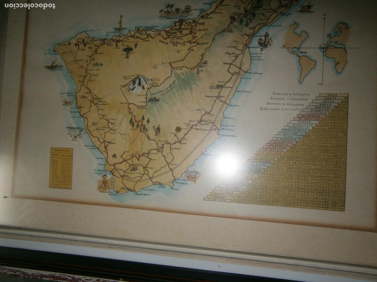 Mapas contempor&aacute;neos: ANTIGUO MAPA DE TENERIFE - Foto 2