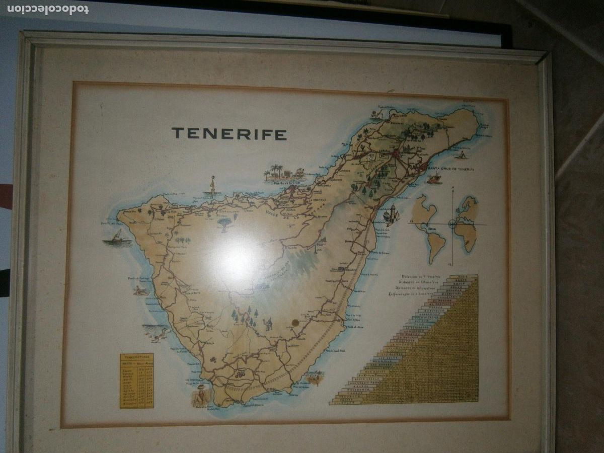 Mapas contempor&aacute;neos: ANTIGUO MAPA DE TENERIFE - Foto 3