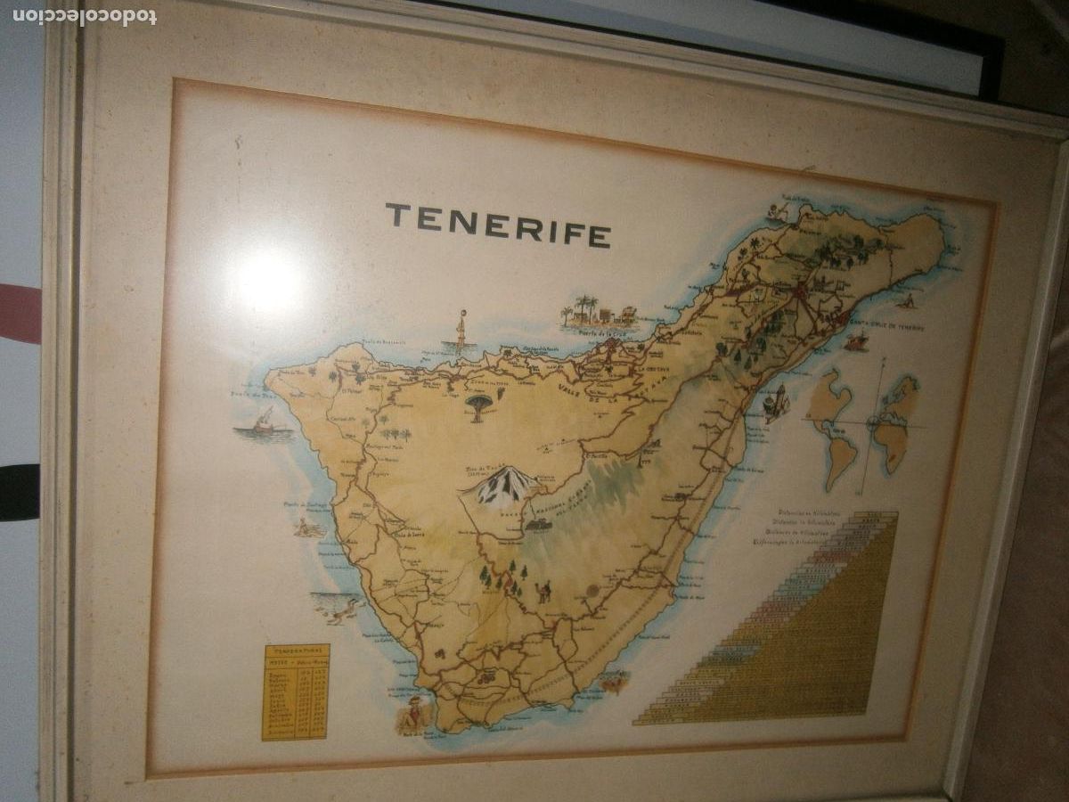 Mapas contempor&aacute;neos: ANTIGUO MAPA DE TENERIFE - Foto 1
