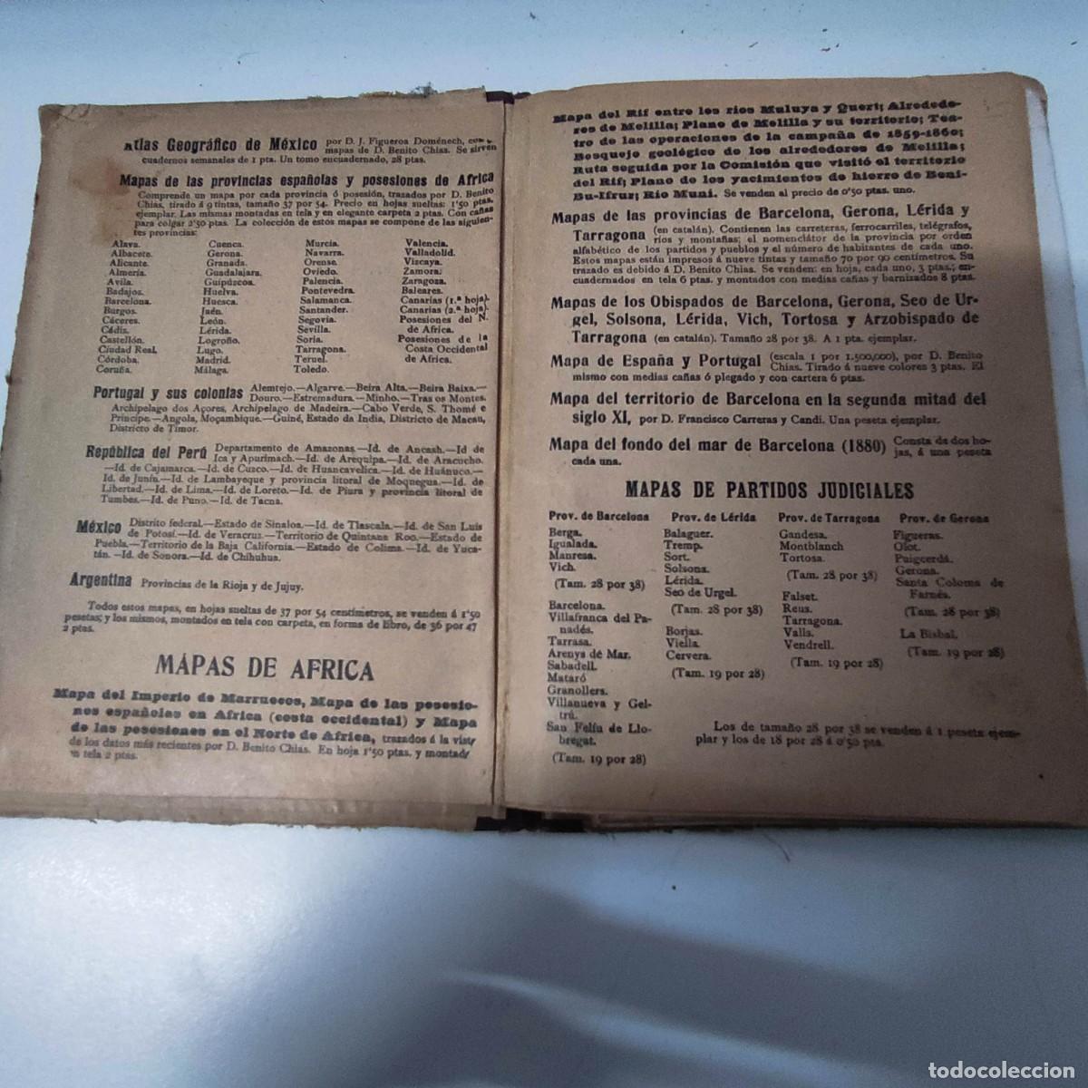Mapas contempor&aacute;neos: mapa de la provincia de barcelona 1904 - Foto 6