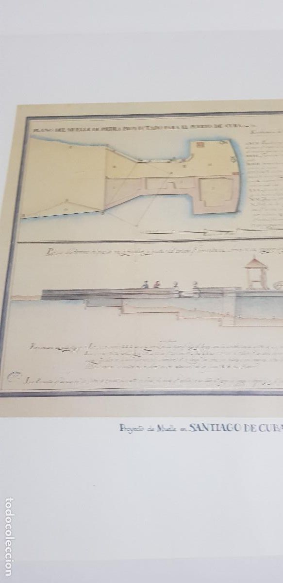 Mapas contempor&aacute;neos: CUBA PROYECTO DE MUELLE EN SANTIAGO DE CUBA 1810 - Foto 6