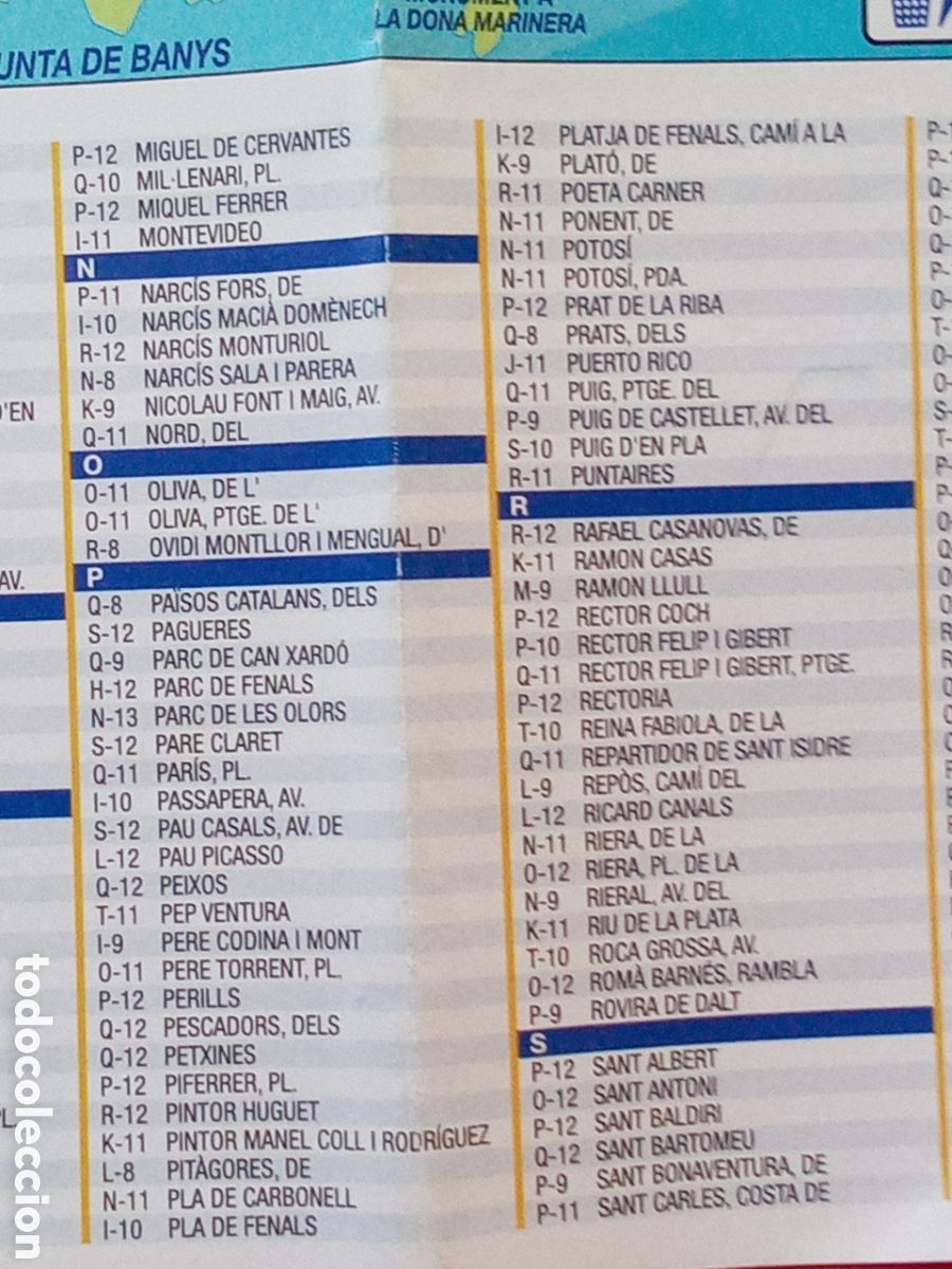 Mapas contempor&aacute;neos: MAPA TURISTICO DE LLORET DE MAR - Foto 3