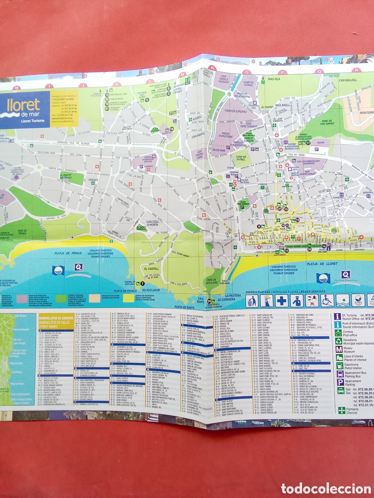 Mapas contempor&aacute;neos: MAPA TURISTICO DE LLORET DE MAR - Foto 1