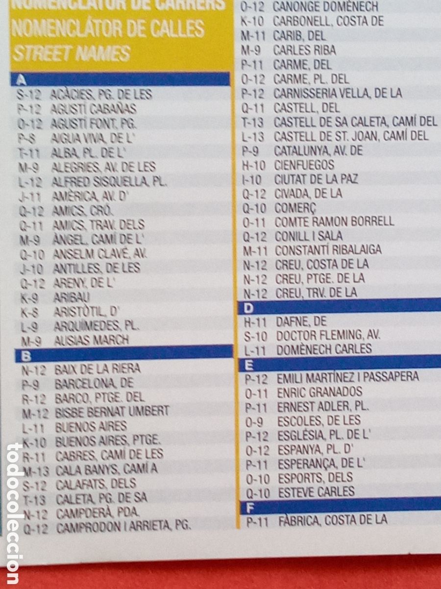 Mapas contempor&aacute;neos: MAPA TURISTICO DE LLORET DE MAR - Foto 2