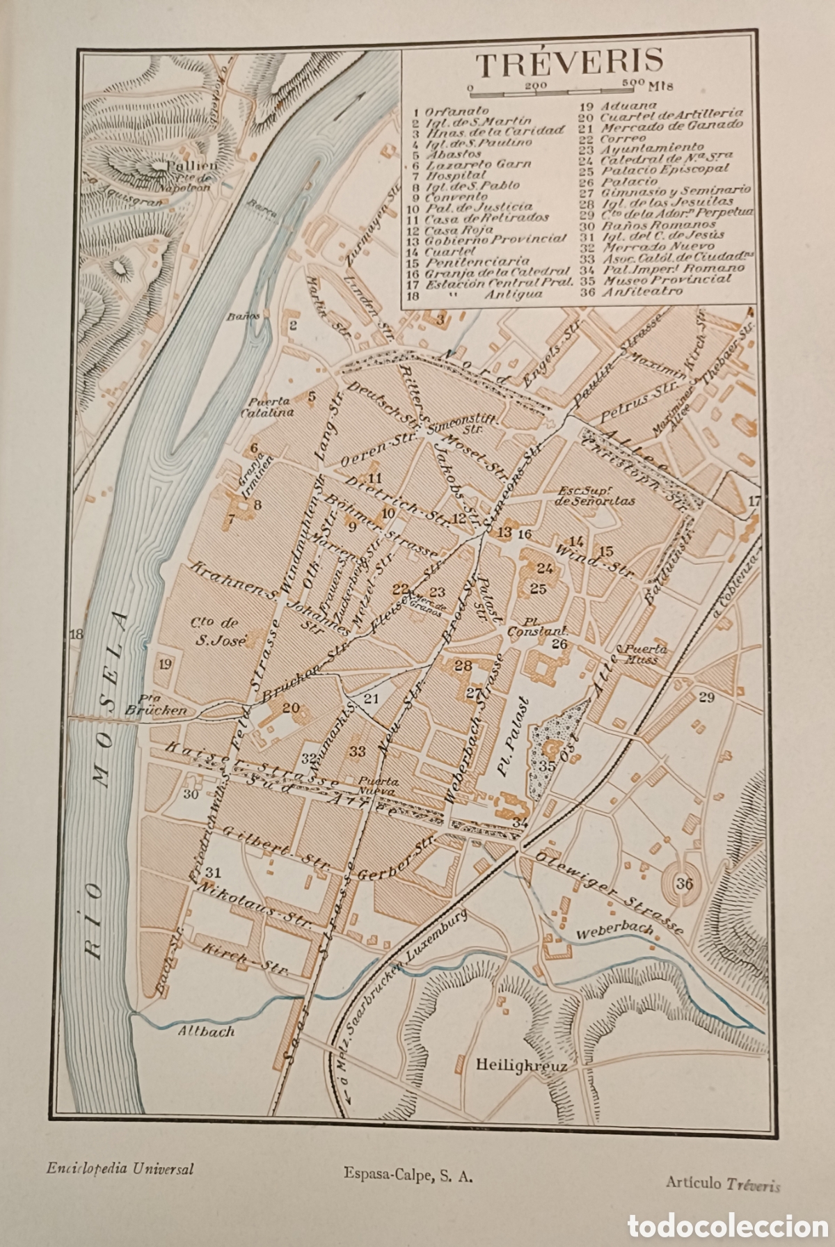Mapas contempor&aacute;neos: Antiguo Plano de Treveris - Foto 1