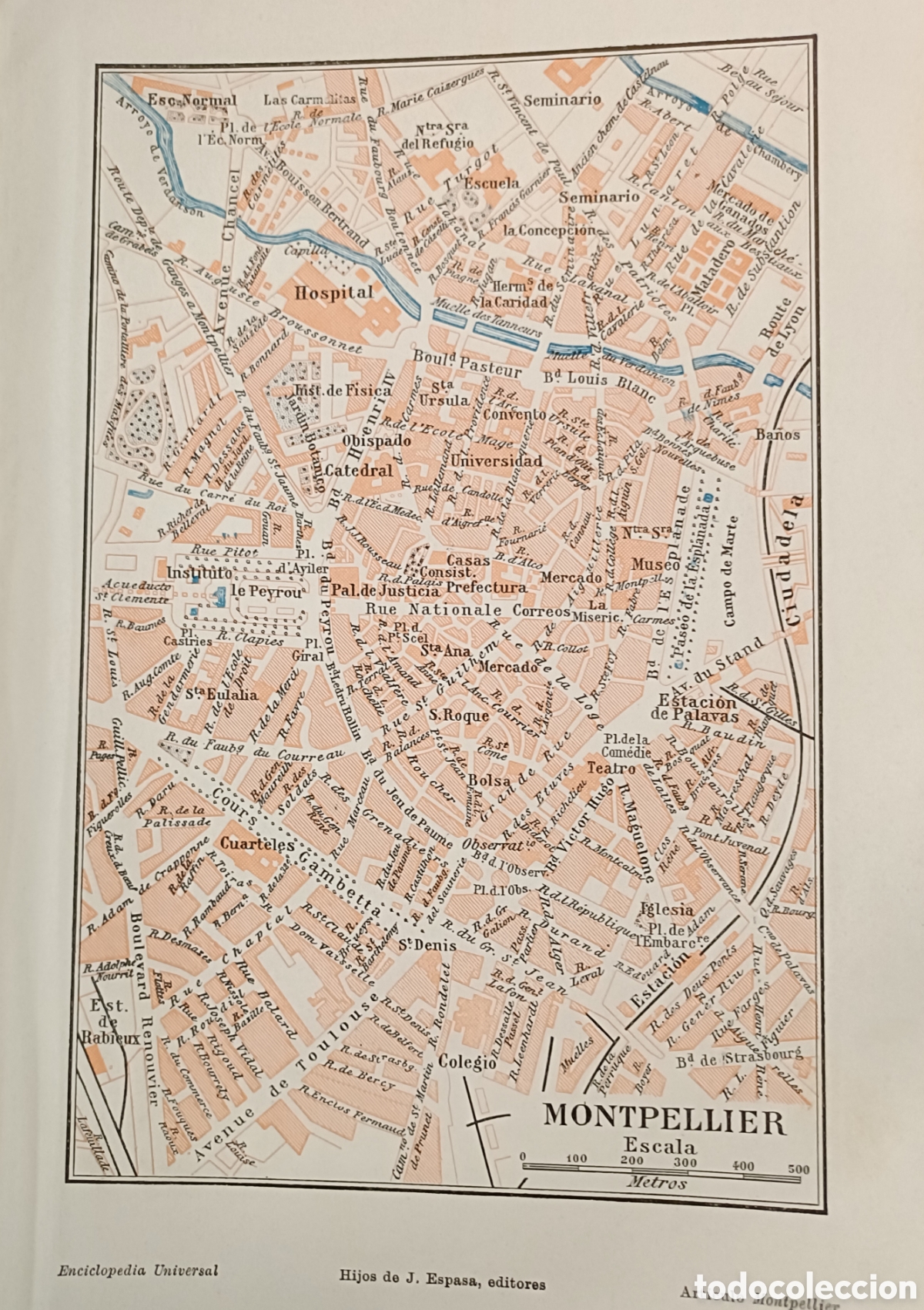 Mapas contempor&aacute;neos: Antiguo Plano de Montpellier - Foto 1