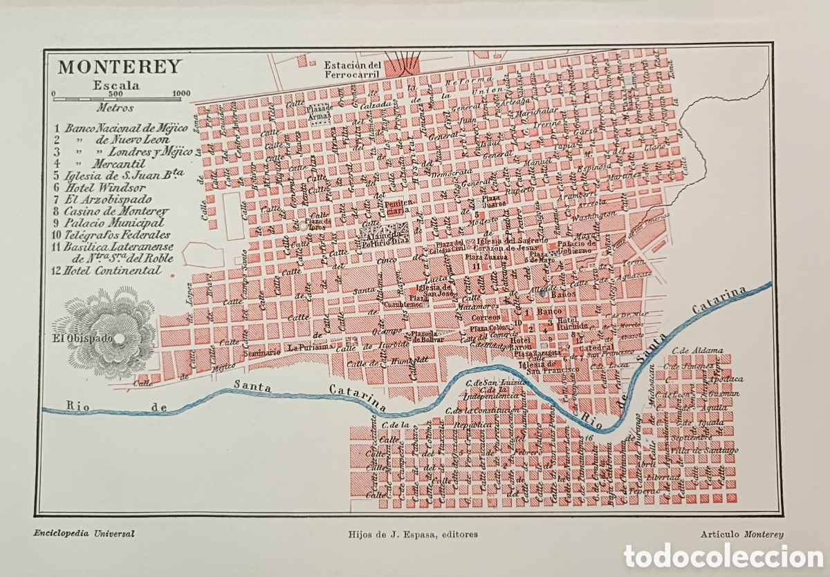 Mapas contempor&aacute;neos: Antiguo Plano de Monterrey - Foto 1