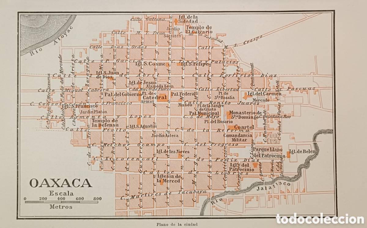 Mapas contempor&aacute;neos: Antiguo Plano de Oaxaca - Foto 1